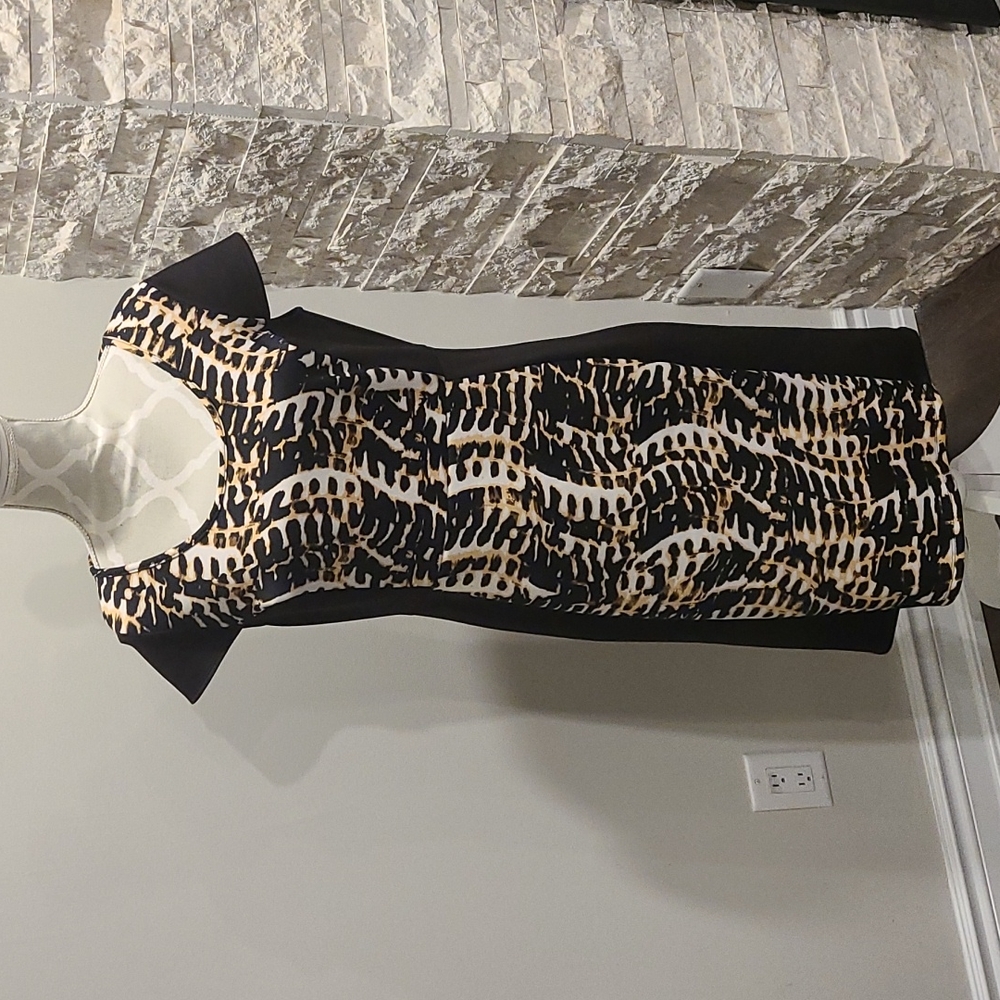 Jessica printed short-sleeved dress